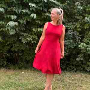 Elegantní bambusové šaty BELLA – Rubín