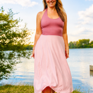 Bambusové šaty MAREA – Rosé